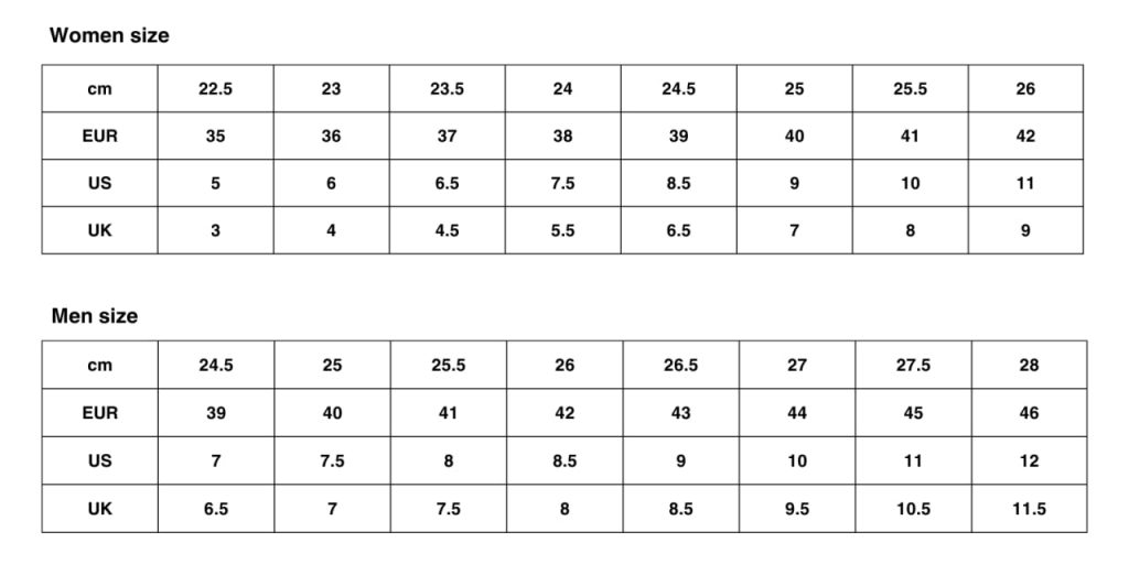 size guide