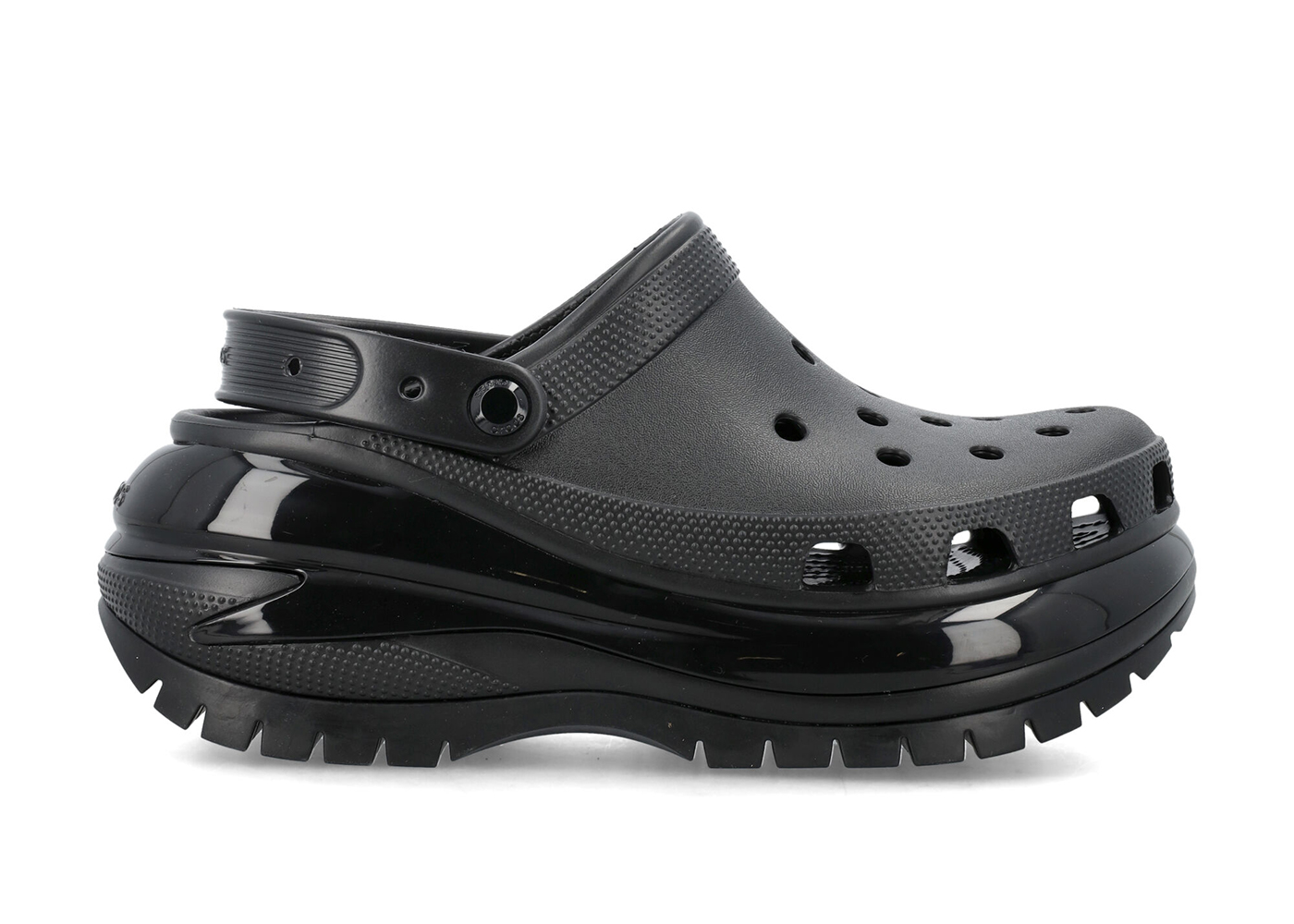 Crocs Classic Mega Crush Clog Black - SneakerDaily.Us