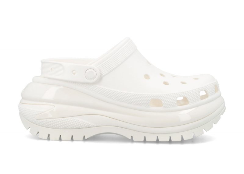 Crocs Classic Mega Crush Clog White - SneakerDaily.Us