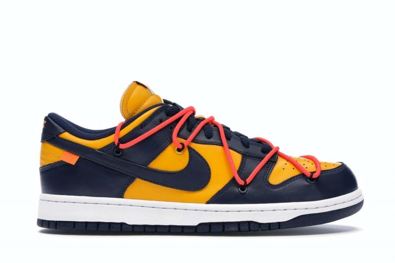 Dunk Low Off White University Gold